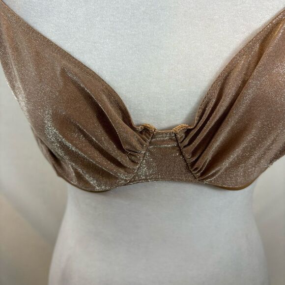 Vintage Enhance Brand Shimmer Brown‎ Bra Size 36C - Picture 11 of 11